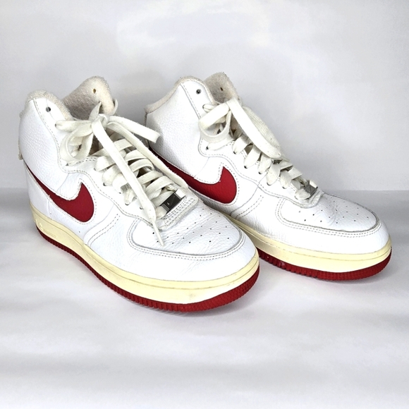 Nike AIR Shoes - Nike Air Force 1 High Sculpt White/Red Womens in US 8.5 DC3590-100